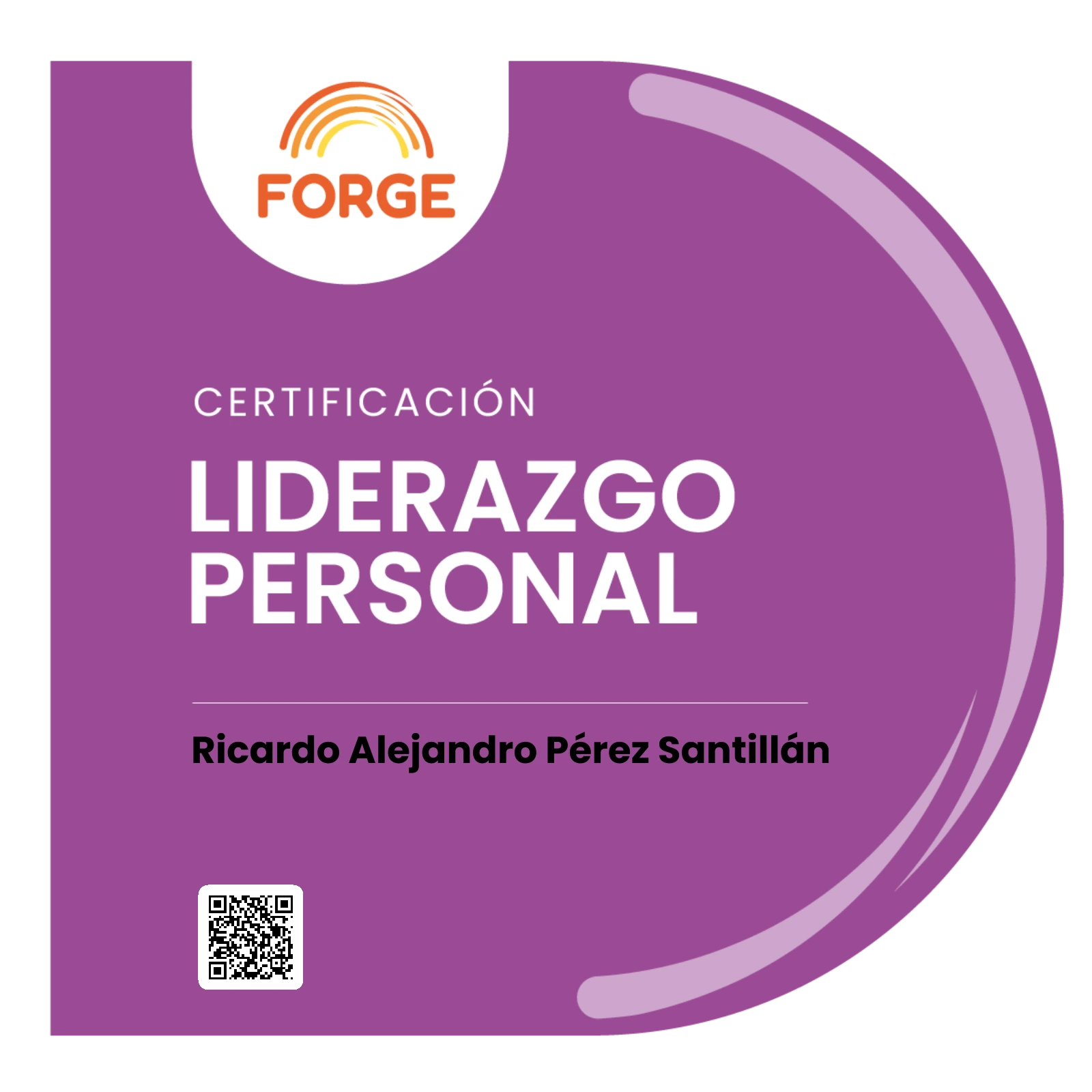 Insignia Forge Liderazgo Personal